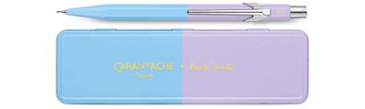 Caran d'Ache 849 PAUL SMITH Sky Blue & Lavender Purple Mechanical Pencil 